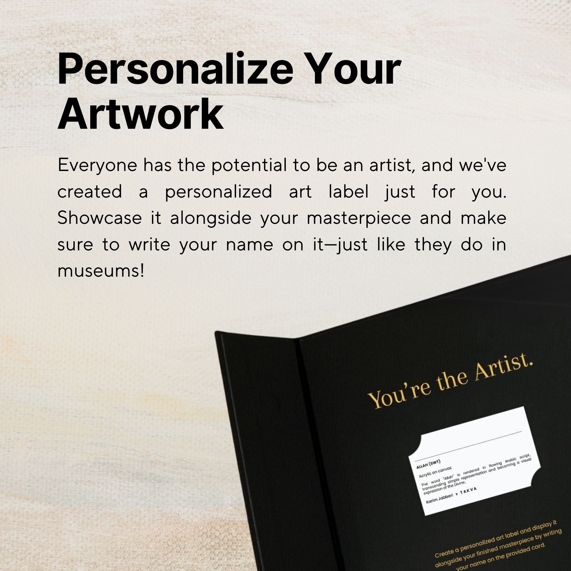 Karim Jabbari Arabic Calligraphy Art Kit