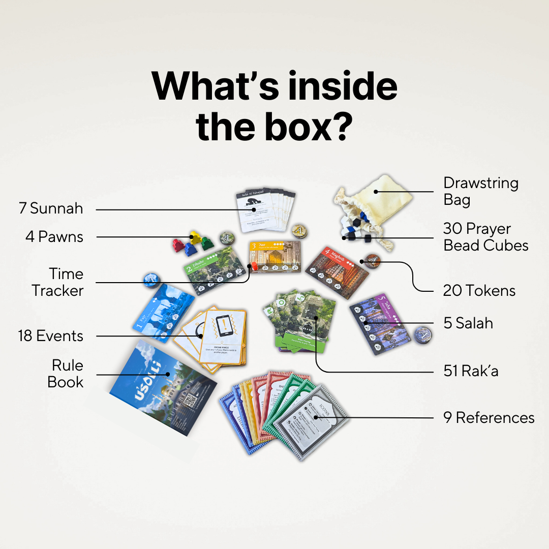 Usolli™ Islamic Prayer Board Game