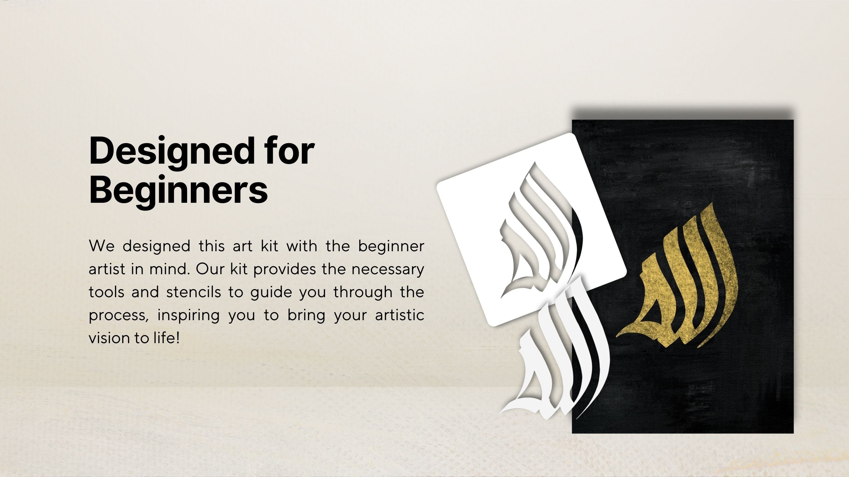 Karim Jabbari Arabic Calligraphy Art Kit