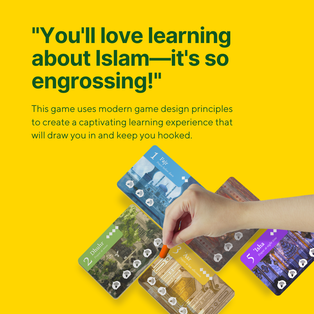 Usolli™ Islamic Prayer Board Game