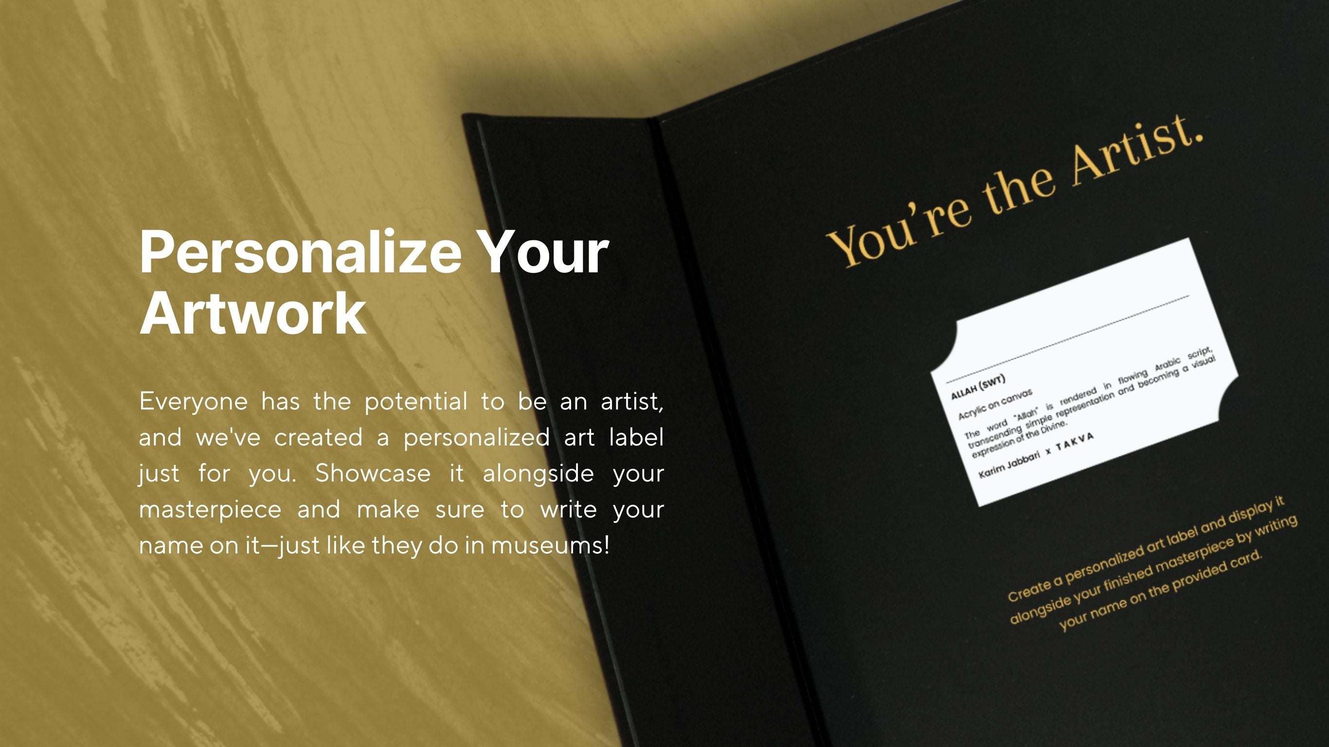 Karim Jabbari Arabic Calligraphy Art Kit