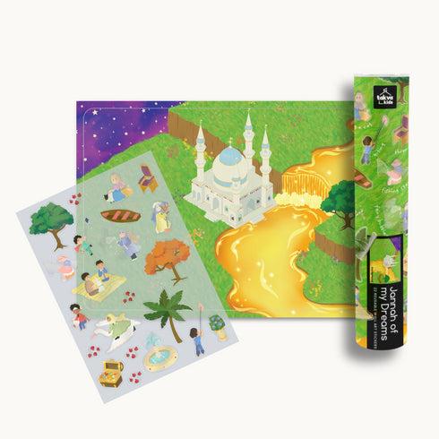 TAKVA Reusable Wall Art Stickers - Peel, Stick, and Re-stick Again!