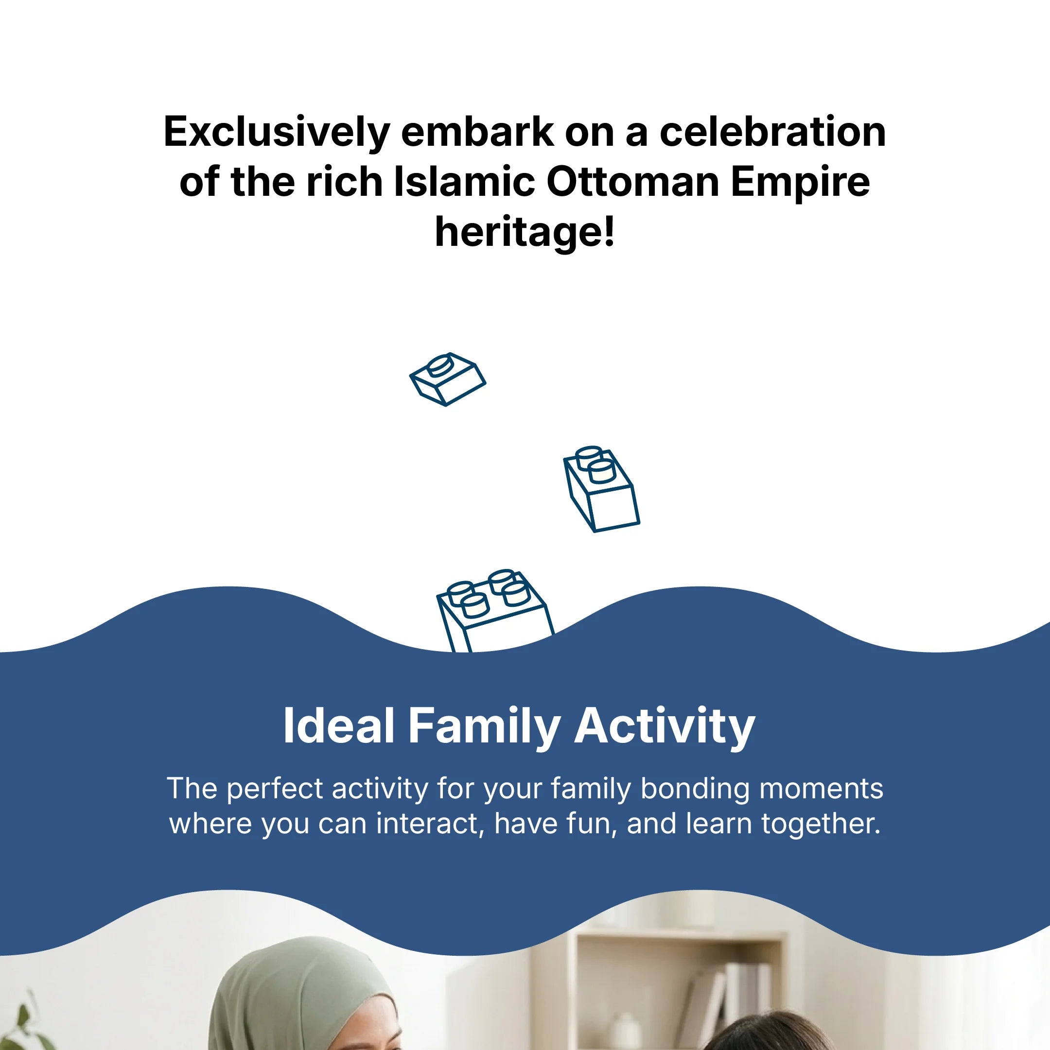 Banner reading 'Exclusively embark on a celebration of the rich Islamic Ottoman Empire heritage!' (mobile copy)