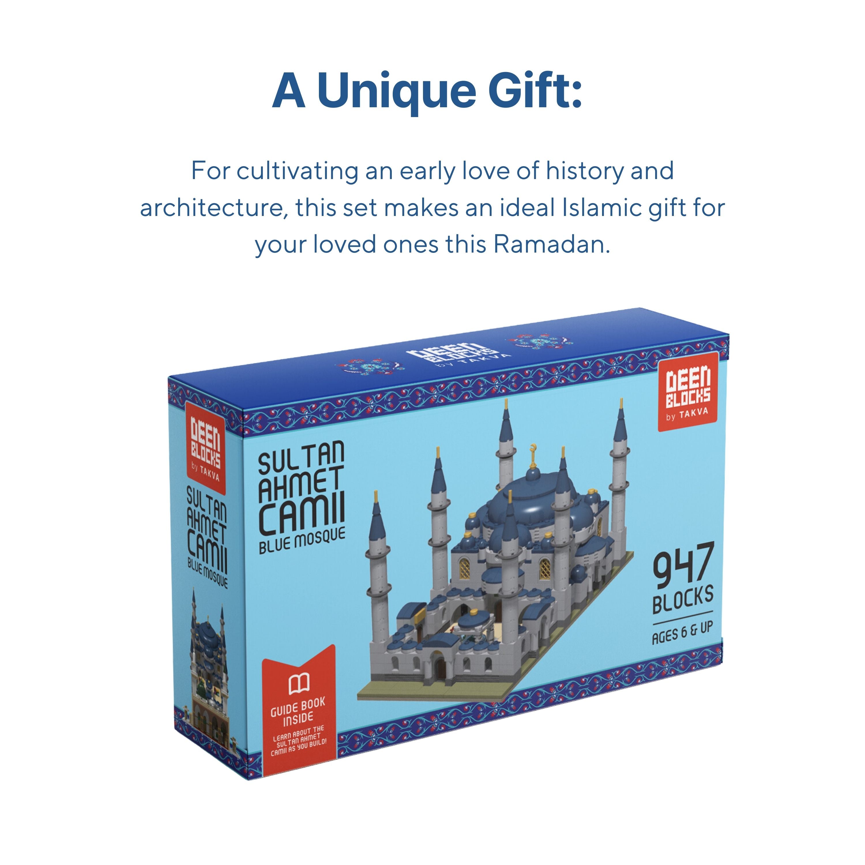 Blue Mosque Build & Learn toy gift box.