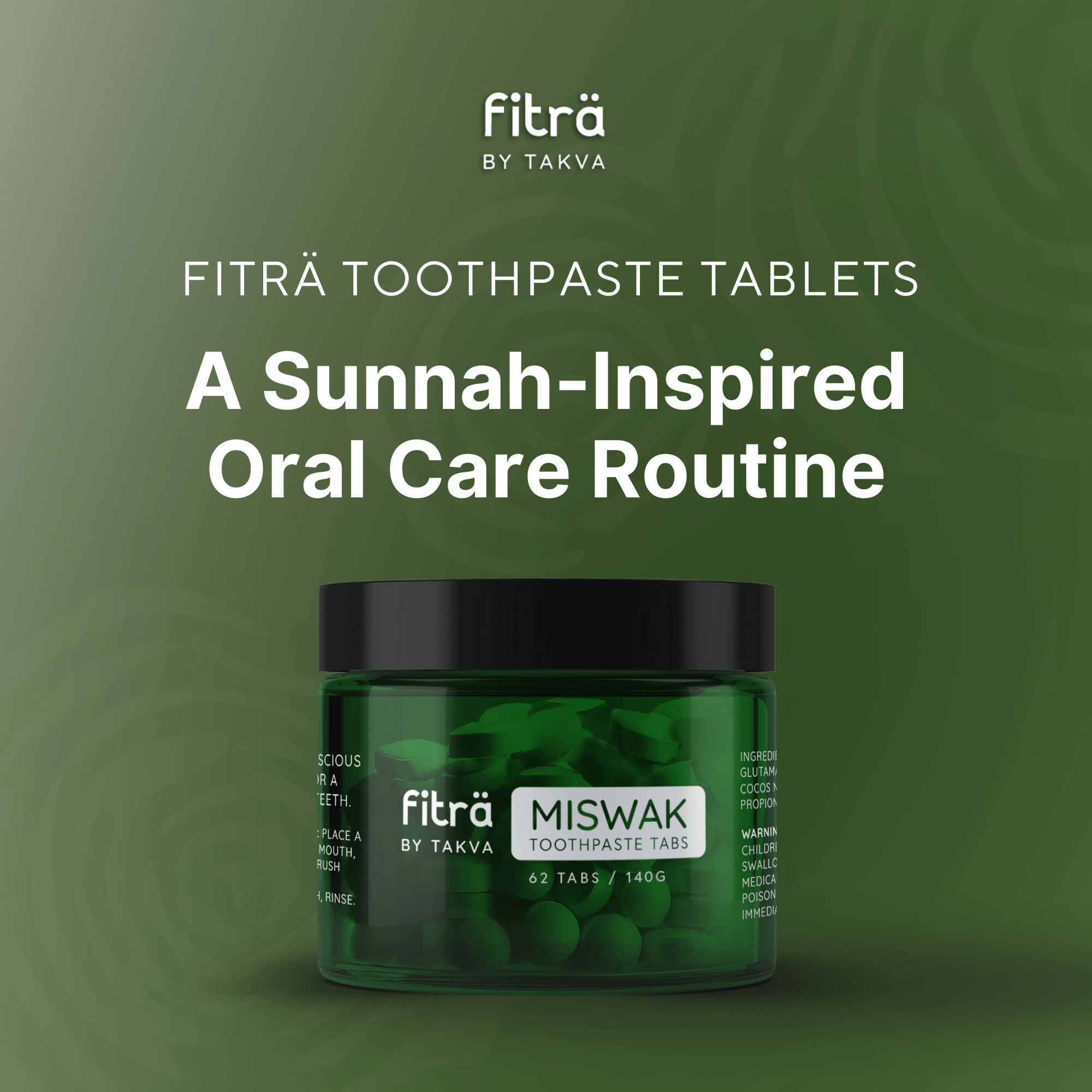 Miswak Toothpaste Tabs