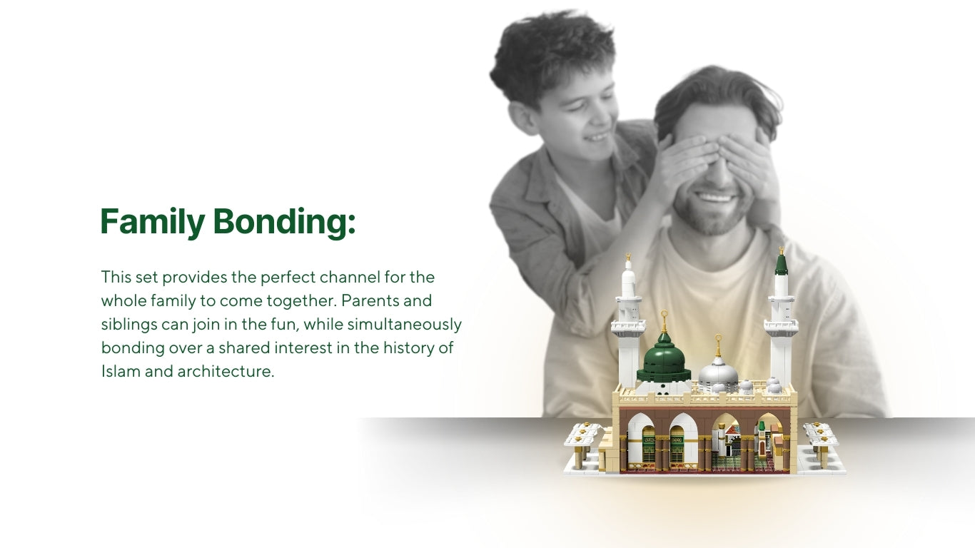 Masjid An Nabawi Build & Learn Blocks — family bonding through Islamic history play.