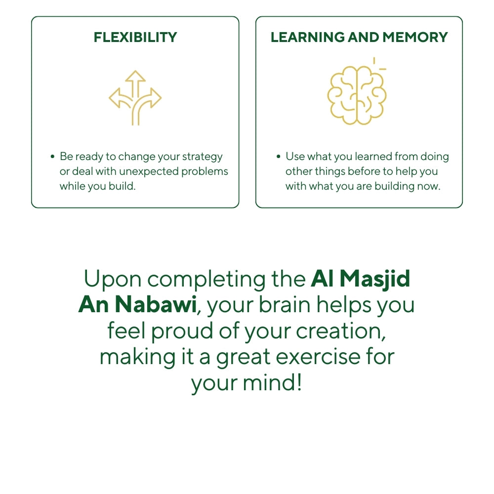 Prophet’s Mosque Build & Learn toy — brain development benefits.