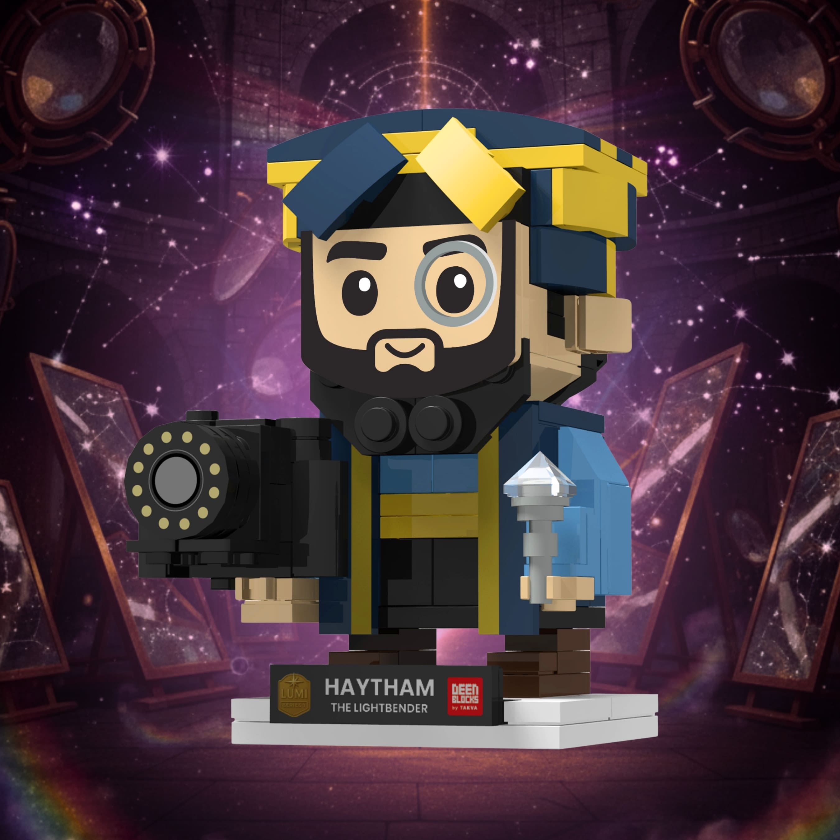 Haytham 3d rotatable image