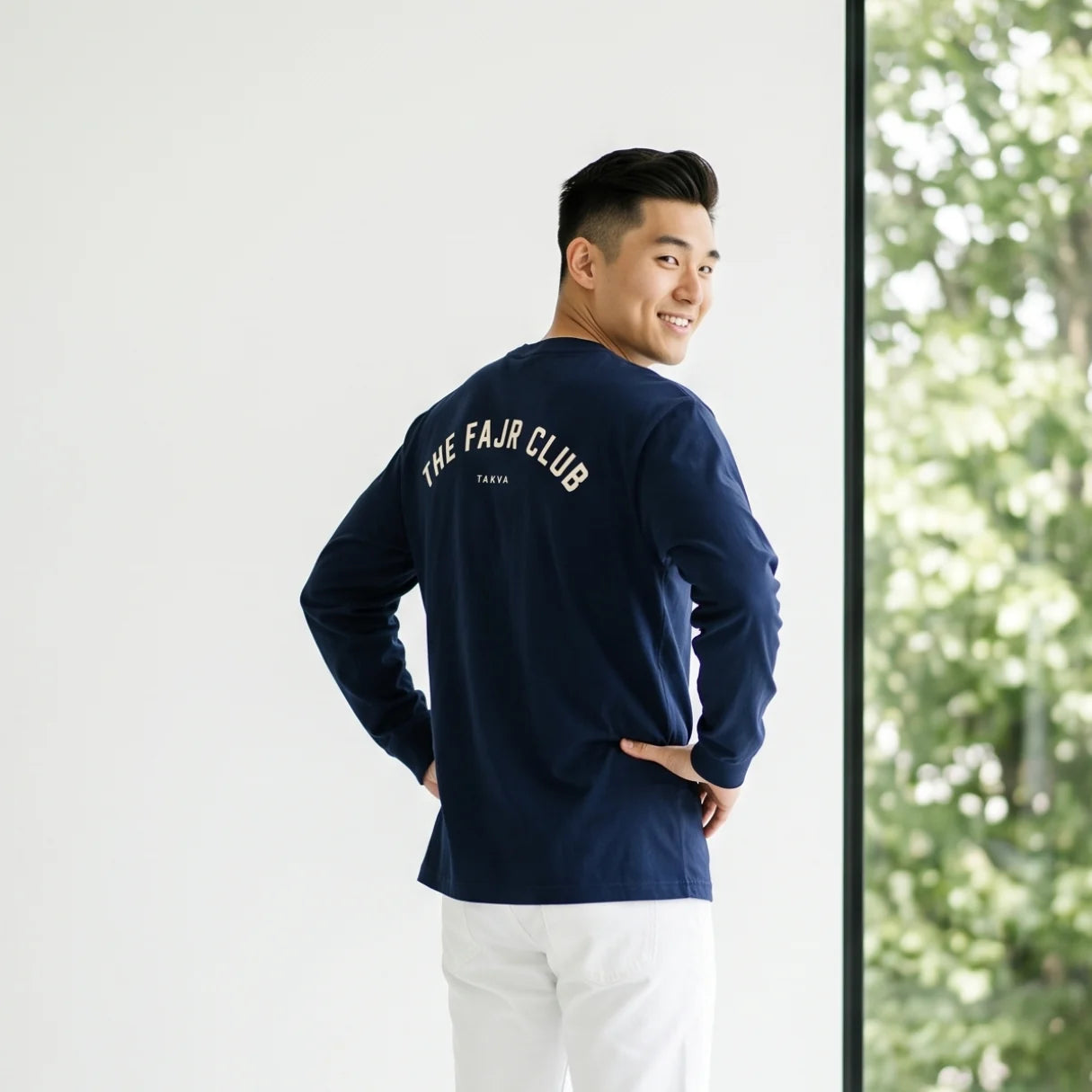 T-Shirt Lengan Panjang Harian | Koleksi Fajr Club