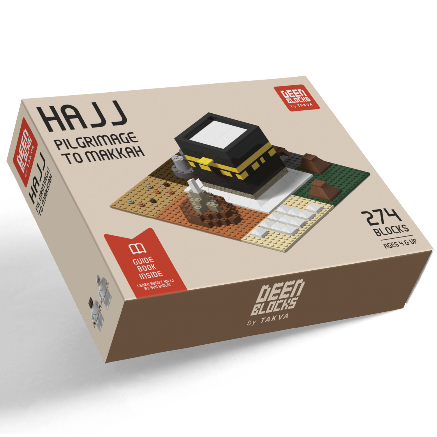 hajj pilgrimage to Makkah miniature model building bricks Muslim kids toy educational Islamic lego toys for children