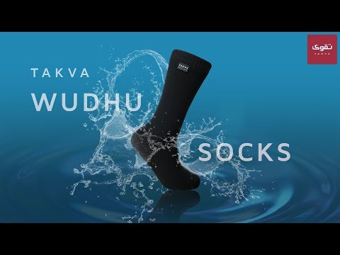 waterproof masah wudhu socks soft black