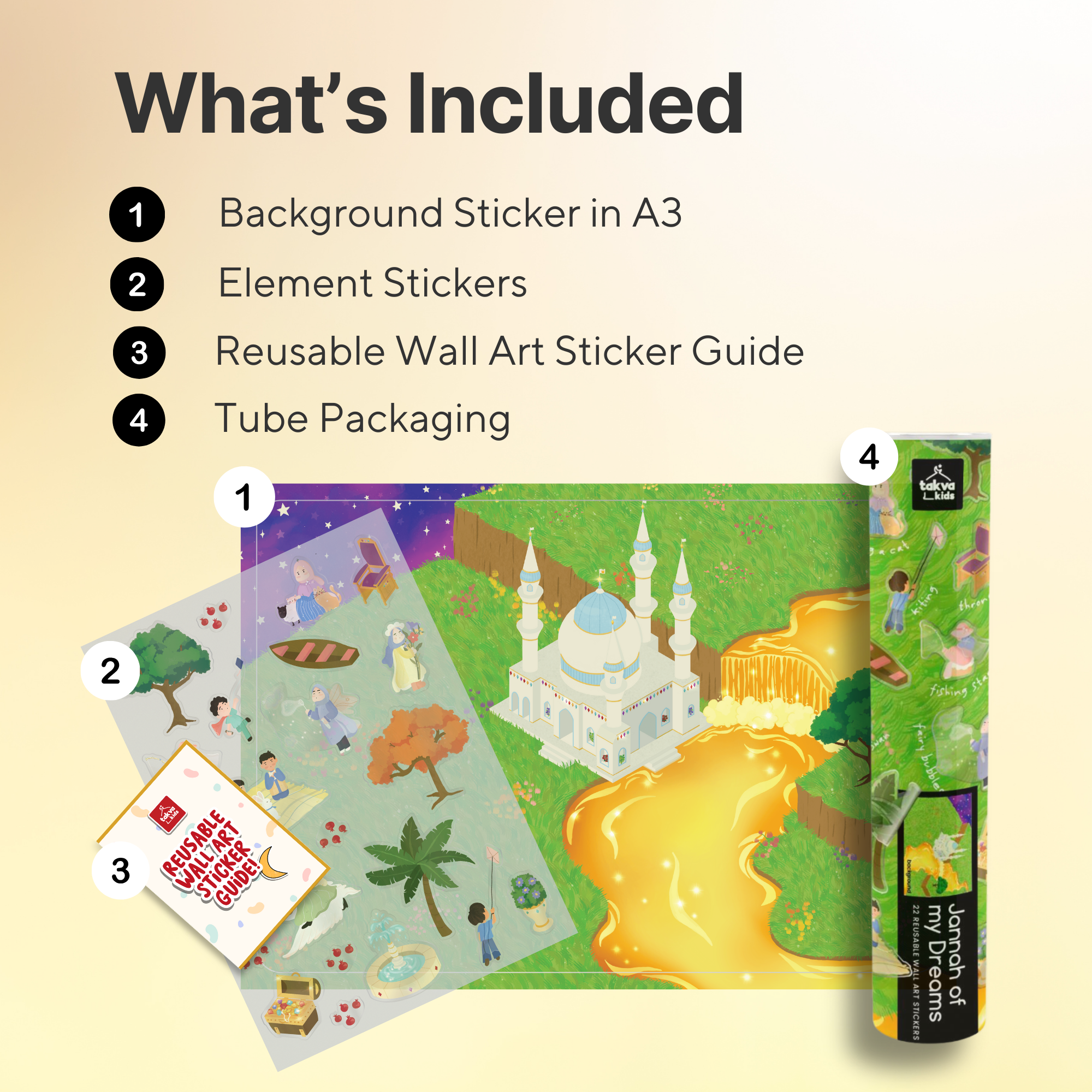 Reusable Wall Art Stickers