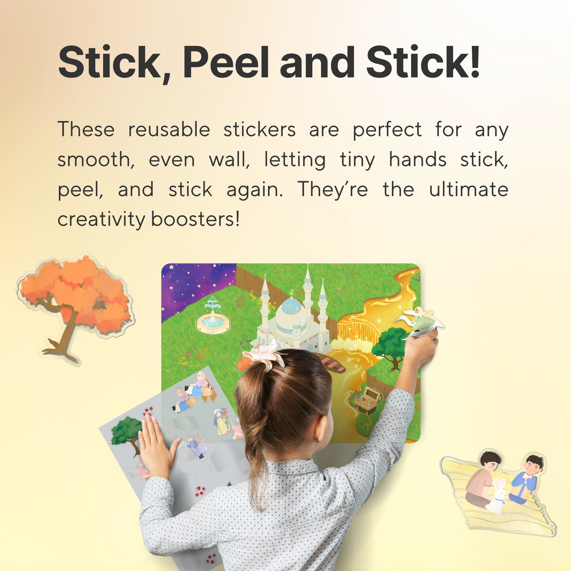 Reusable Wall Art Stickers
