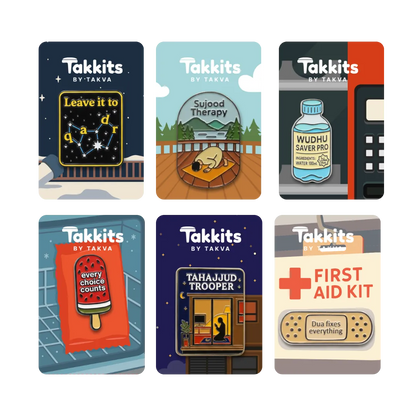 ⁠ ⁠Pin Enamel TAKKITS Faith | Lencana Pin Islamik | Hadiah Muslim