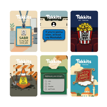 TAKKITS The Unfiltered Muslim Enamel Pin
