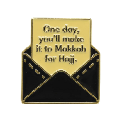TAKKITS Pin Enamel Haji | Lencana Pin Islamik | Hadiah Haji & Umrah