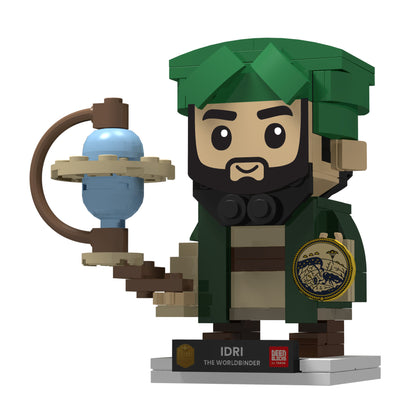 DeenBlocks Lumi Series Idris knowledge figure, celebrating Islamic advancements in geography, maps, and world exploration.