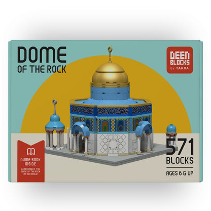 Dome of the Rock Deenblocks box packaging with 571 blocks educational toy