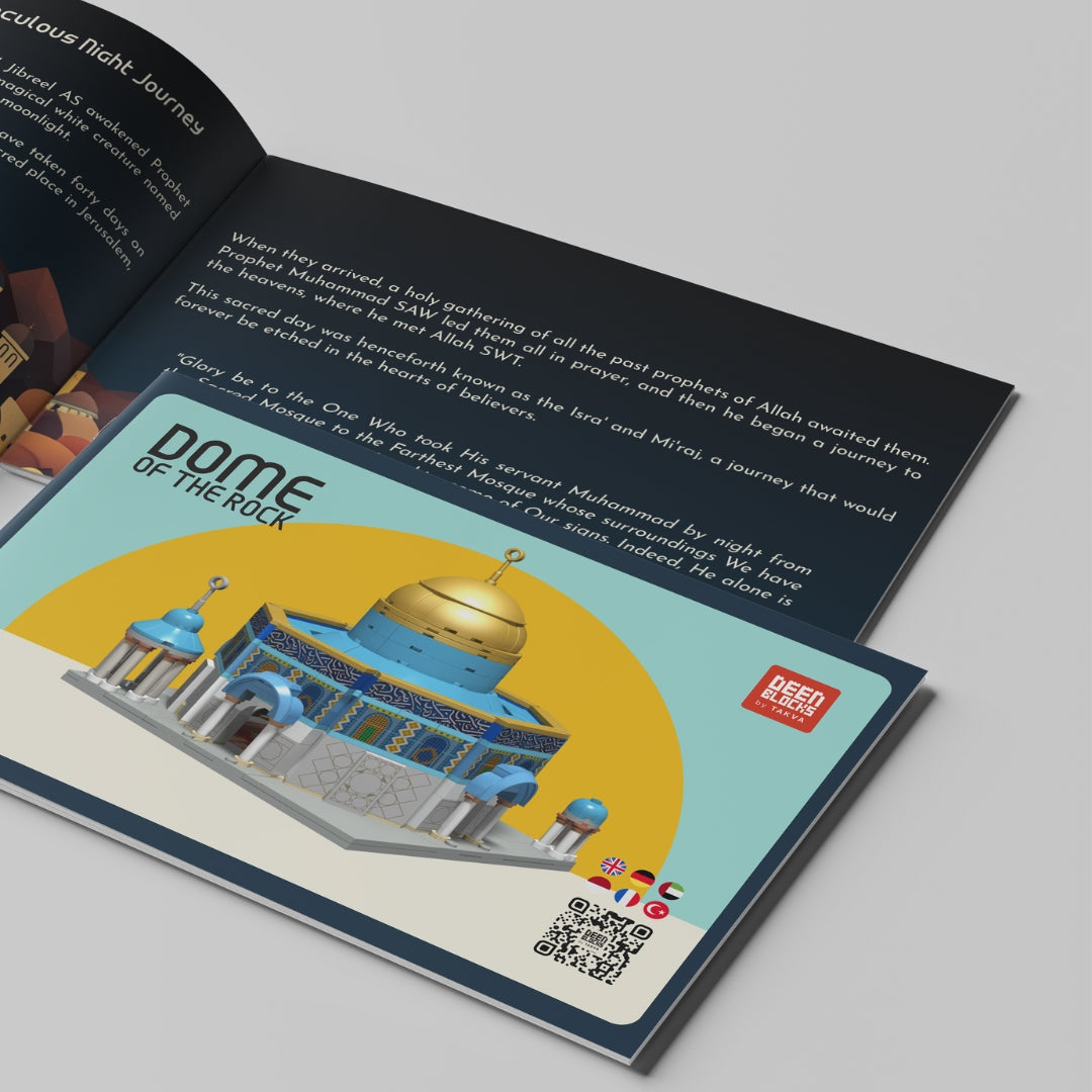 Dome of the Rock guidebook cover for kids