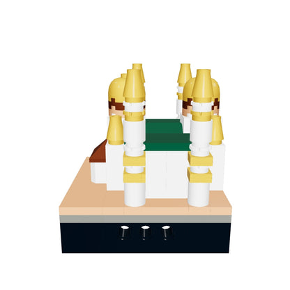 Rotatable 3D view of the TAKVA Mini of the Sultan Mosque in Kampong Glam, a small desk collectible you can turn to see from every side