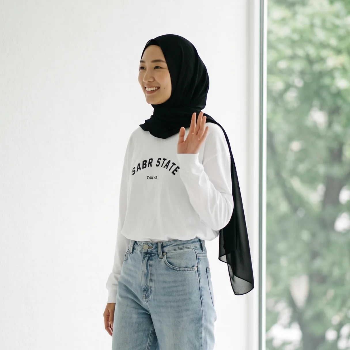 Baju T Harian Lengan Panjang | Koleksi Sabr State