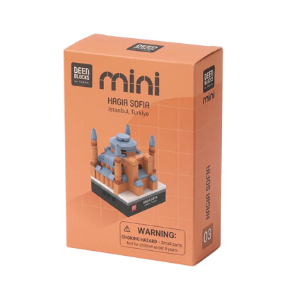 Gift-ready box for the TAKVA Mini of Ayasofya in Istanbul, with the Mini logo and the model shown on the front