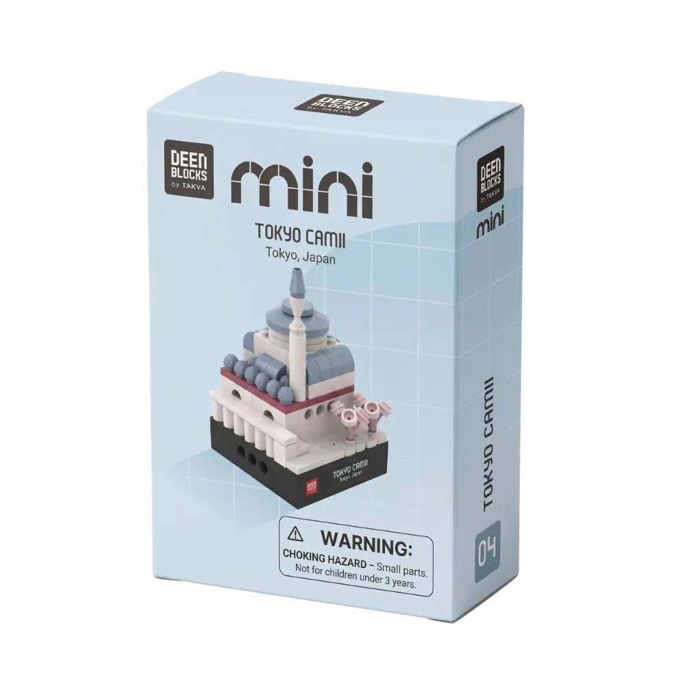 Gift-ready box for the TAKVA Mini of Tokyo Camii in Shibuya, with the Mini logo and the model shown on the front