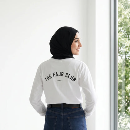 T-Shirt Lengan Panjang Harian | Koleksi Fajr Club