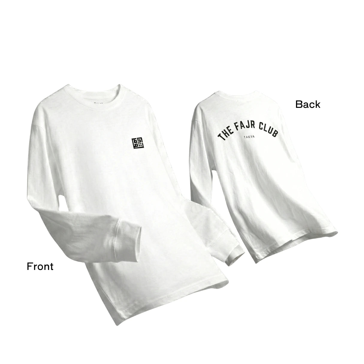 T-Shirt Lengan Panjang Harian | Koleksi Fajr Club