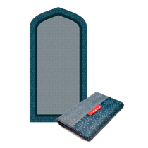 TAKVA De Pocket Sejadah | Draagbare gebedsmat (ontworpen in JAPAN en gemaakt in TURKIJ), moslimgeschenk