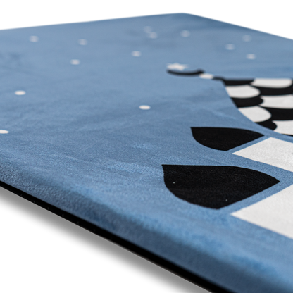 blue mosque indoor pedded sejadah for kids my first prayer mat