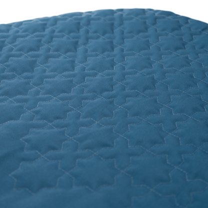  islamic indoor sejadah muslim prayer mat classic japan design pedded blue