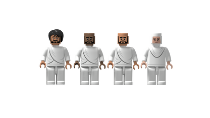 hajj pilgrimage to Makkah miniature model building bricks Muslim kids toy educational Islamic lego toys for children