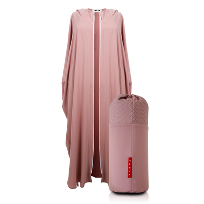 travel prayer parka namaz salah praying dress soft pink