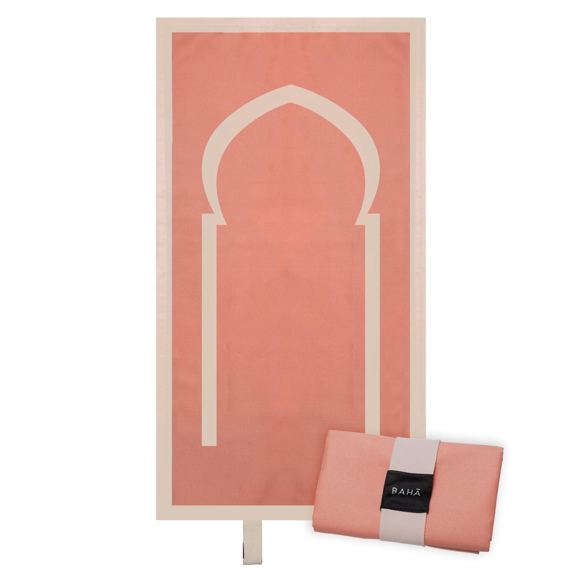 BAHA portable pink pocket travel waterproof foldable islamic prayer mat/rug for muslims