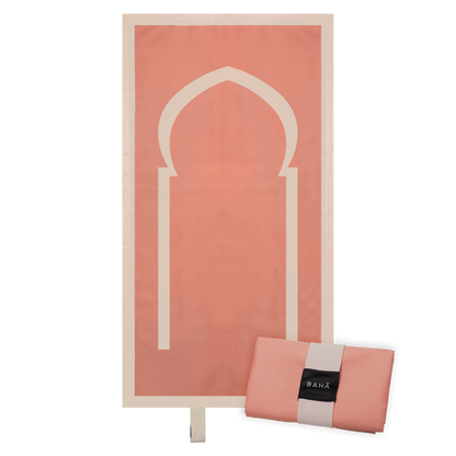 BAHA portable pink pocket travel waterproof foldable islamic prayer mat/rug for muslims